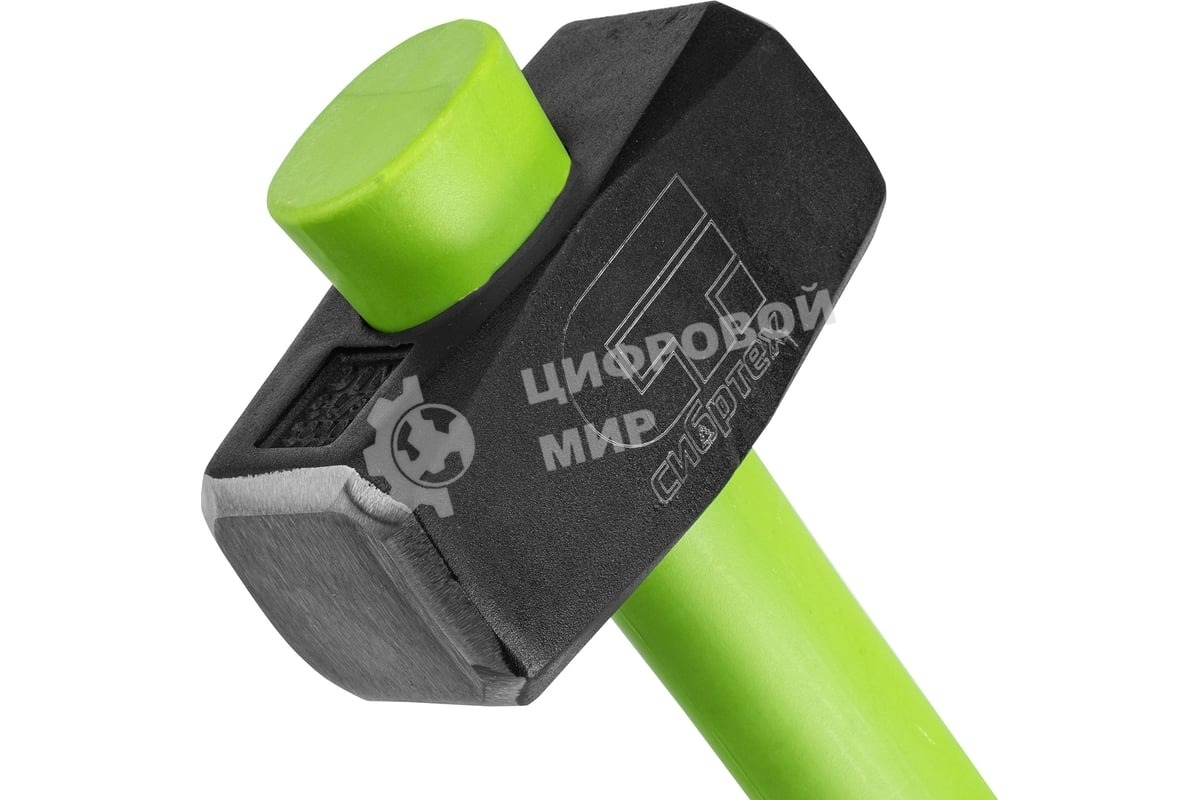 Кувалда Сибртех 3000 г, фибергласовая обрезиненная рукоятка