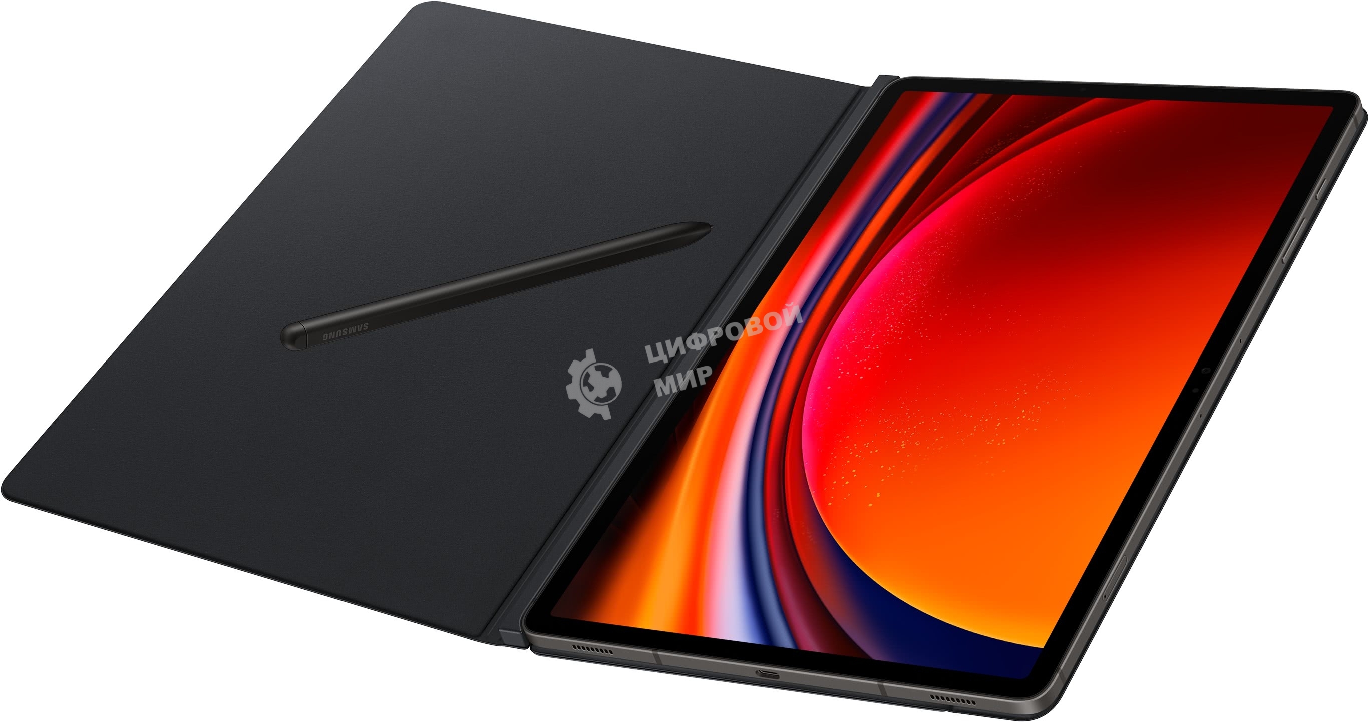 Чехол Samsung для Samsung Galaxy Tab S9+ EF-BX810PBEGRU полиуретан черный