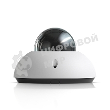 Купольная камера 4K PoE Ubiquiti UniFi Protect Camera G6 Dome White с ночным видением, интеллектуальным распознаванием и прочным антивандальным корпусом.