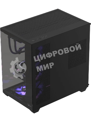 Корпус Formula Crystal Z2 Plus AR V2 Black, Midi-Tower, чёрный, 4 x 120 мм