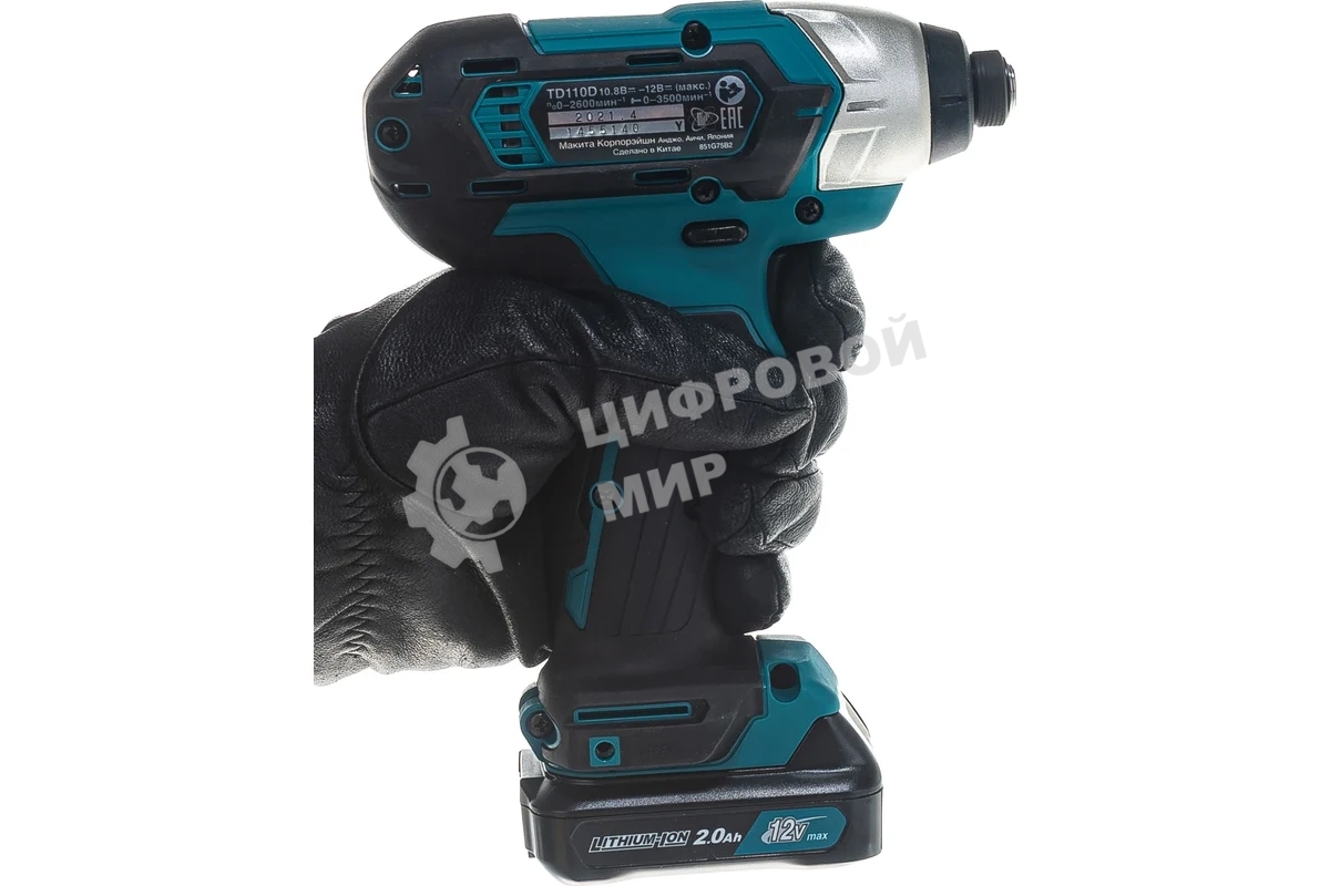 Аккумуляторный гайковерт Makita TD110DWAE