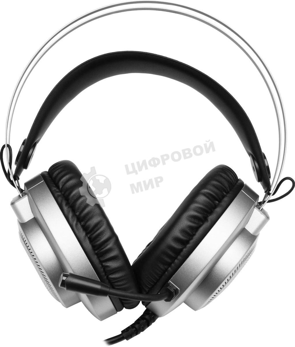 Гарнитура проводная с микрофоном A4Tech Bloody J200S серый 2м мониторные USB оголовье (J200S)