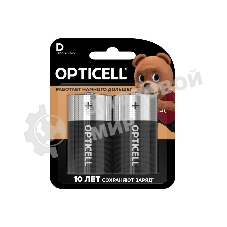 Батарея Opticell Basic LR20 D (2шт) блистер