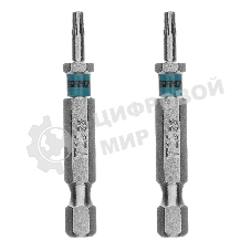 Бита Gross Torx 10х50 мм, сталь S2, шестигр., 2 шт.