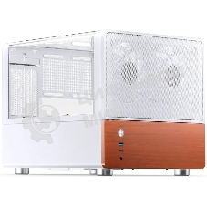 Корпус Jonsbo V12, Micro-Tower, белый, 2 x 120 мм