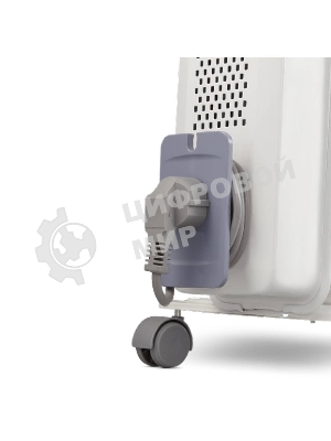 Обогреватель масляный Ballu CUBE BOH/CB-09W (9 секций), белый, 2000 Вт, 25 м2, механический термостат