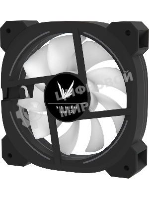 Вентилятор для корпуса Formula Nulight 12BK RGb 120х120x25 черный 3-pin 4-pin (Molex) 19.06дБ (NULIGHT 12BK FR) Ret
