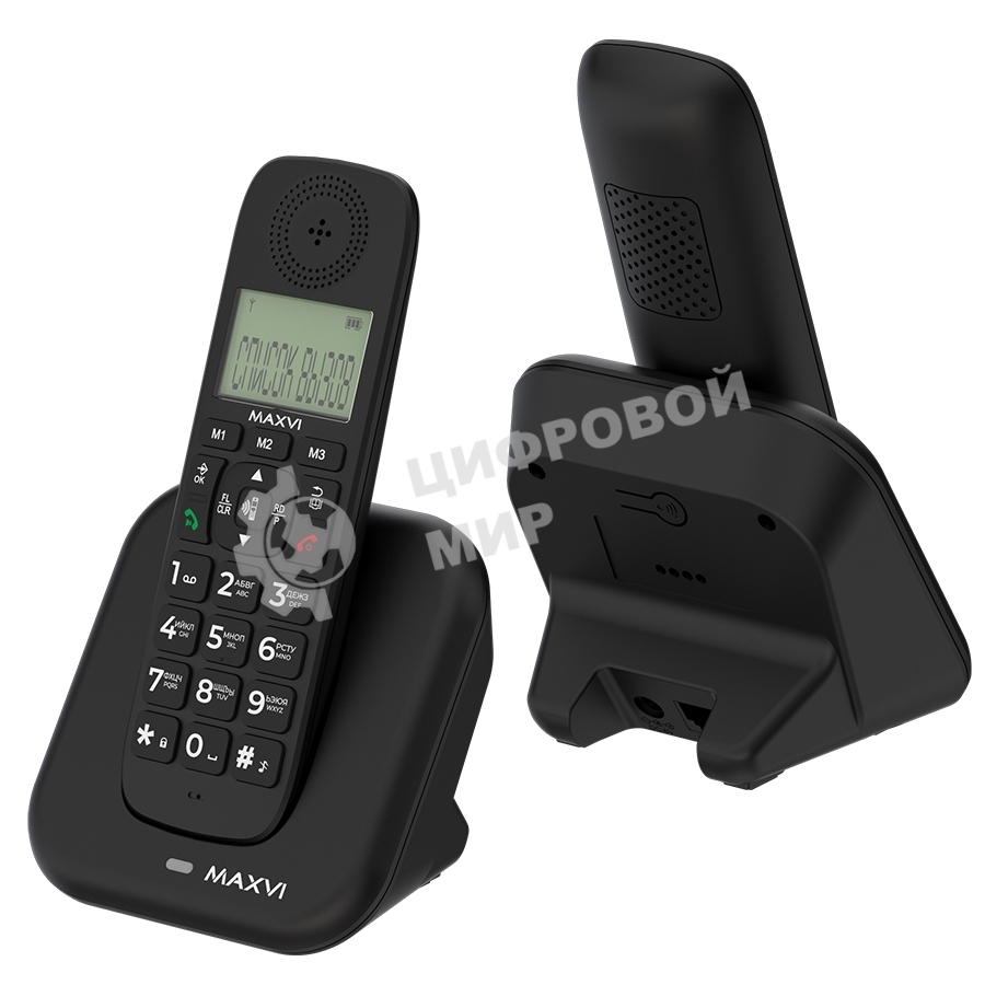 Радиотелефон MAXVI AM-02 черный