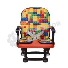 Стульчик для кормления BQ BCH012 LEGO. Стульчик-бустер BQ BCH012. Гипоалергенные безопасные материалы/Съемный чехол из экокожи. Удобный, устойчив к загрязнению и легко моется/Съемная столешница/Безопасность малыша: устойчивая конструкция, нескользящие нож