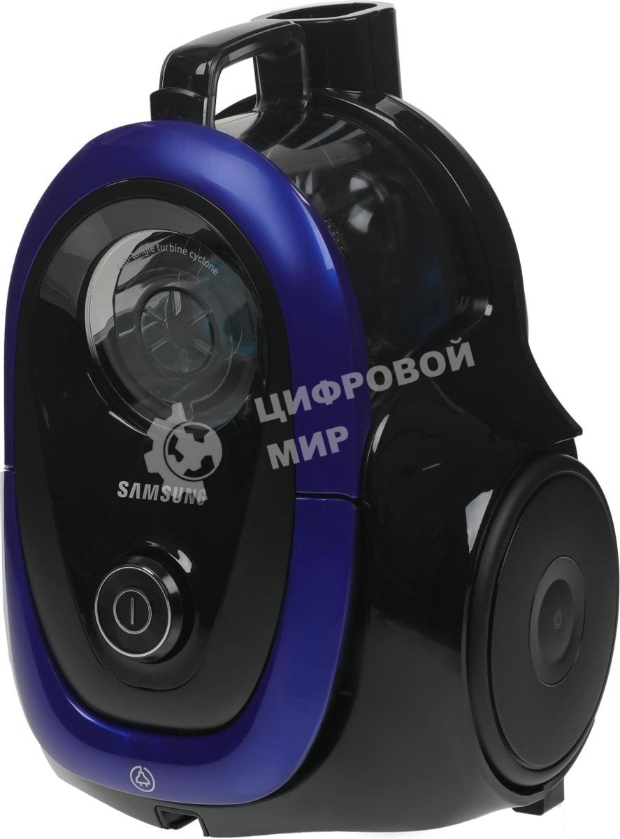 Пылесос Samsung VC18M21A0SB синий, 380/1800 Вт, уборка сухая, пылесборник контейнер 1.5 л