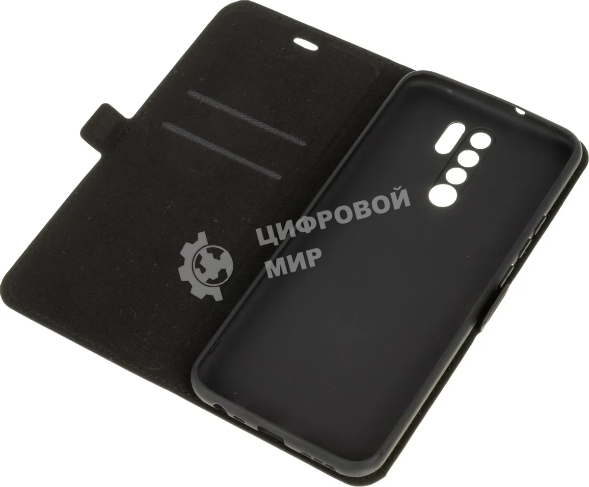 Чехол (флип-кейс) DF xiFlip-62 для Xiaomi Redmi 9 черный