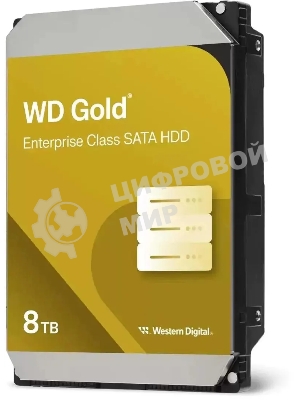 Жесткий диск WD SATA-III 8Tb WD8005FRYZ Desktop Gold 512E (7200rpm) 256Mb 3.5