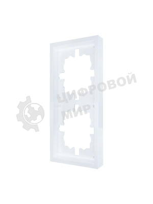 Рамка 2-мест. горизонт. ZIMA белый LEZARD 704-0200-147