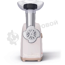 Мясорубка электрическая Moulinex ME476132 белый, 2000 Вт, 2.3 кг/мин, защита от перегрузки, насадки - 9
