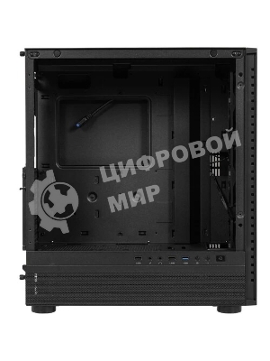 Корпус PCCooler ME200 MESH BK, Midi-Tower, чёрный, 3 x 120 мм