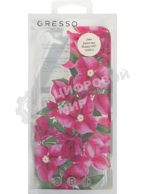 Чехол (клип-кейс) Gresso Air, для Samsung Galaxy A03, прозрачный/рисунок gr17aaae9195