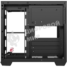 Компьютерный корпус Bloody CC-121 черный без БП mATX 7x120мм 1xUSB 2.0 1xUSB 3.0 audio