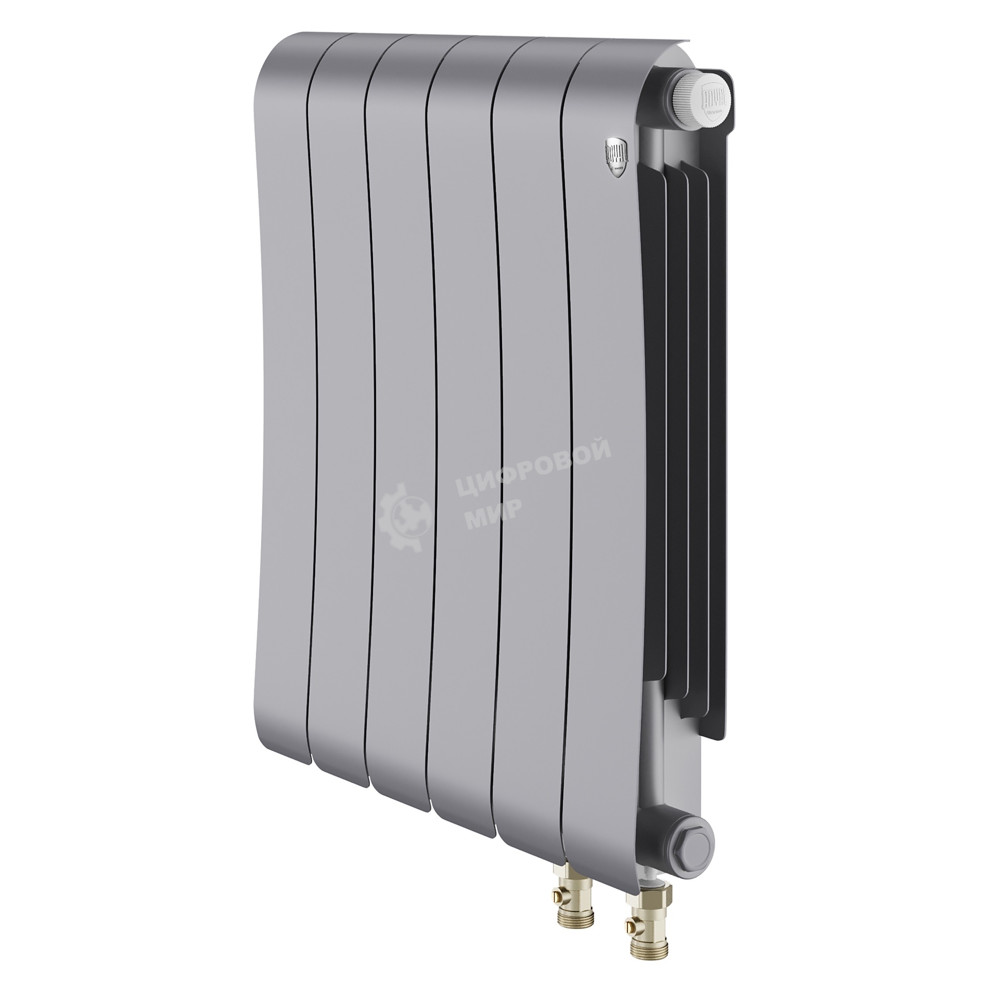 Радиатор Royal Thermo Infinity 500 Silver Satin VR80 - 6 секц.