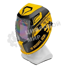 Щиток защитный лицевой (маска сварщика) Denzel F10, см. окно 100х96, Real Color, DIN 4-8/9-13