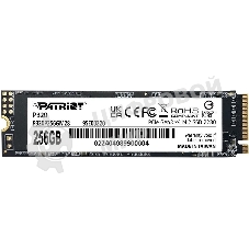 Накопитель SSD Patriot P320, 256Gb, PCIe 3.0 x4, M.2 2280, NVMe, R/W 2200/1200