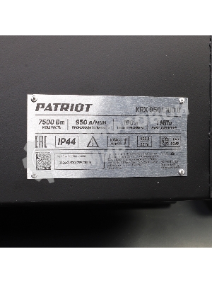 Компрессор поршневой Patriot KRX 950 L100 D ременной, масляный, 950 л/мин, 100 л, 10 бар, 5.5 кВт, 400 В