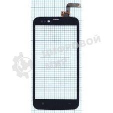 Сенсорное стекло (тачскрин) для Archos 50 Platinum MCF-050-0995-V2, черное