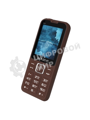 Мобильный телефон Maxvi K21 шоколадный