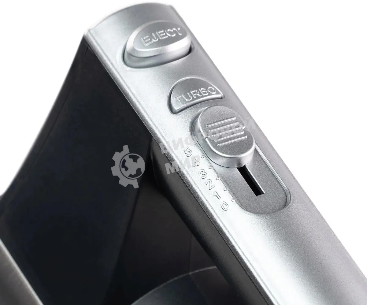 Миксер электрический Galaxy Line GL 2223, серый, ручной, 400 Вт, 5 скоростей, 2 насадки-венчика