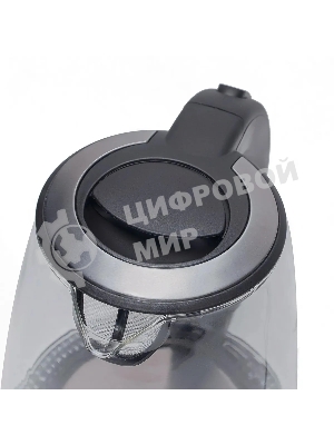 Чайник электрический Galaxy Line GL 0559, черный, стекло, 2200 Вт, 2 л