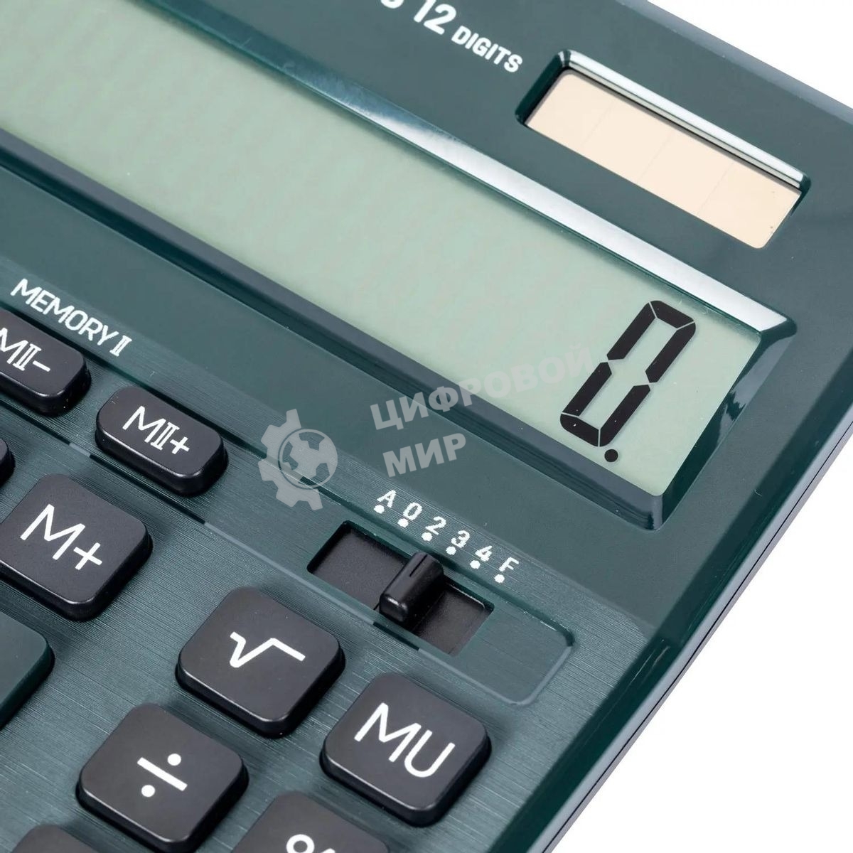 Калькулятор настольный Deli EM888F-green зеленый 12-разр.