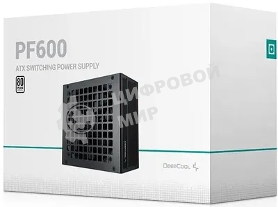 Блок питания Deepcool/GamerStorm PF600 (R-PF600D-HA0B-WDEU), 600Вт, 80 PLUS, 120мм, черный