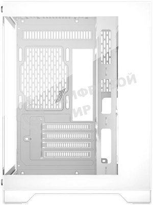 Компьютерный корпус 1STPLAYER MEGAVIEW MV5-T White, mATX
