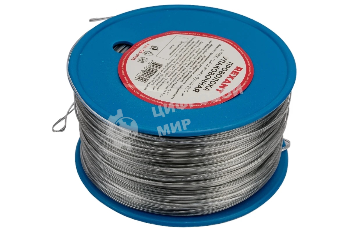 Проволока упаковочная в ПВХ Rexant 09-0103 прозрачная, бухта 250 м