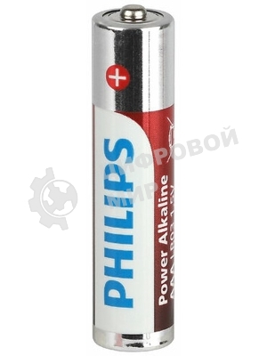 Элемент питания алкалиновый AAA/LR03 1.5В Power (блист. 12шт) Philips Б0064681