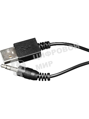 Акустическая система Оклик OK-120U 2.0 черный 6Вт