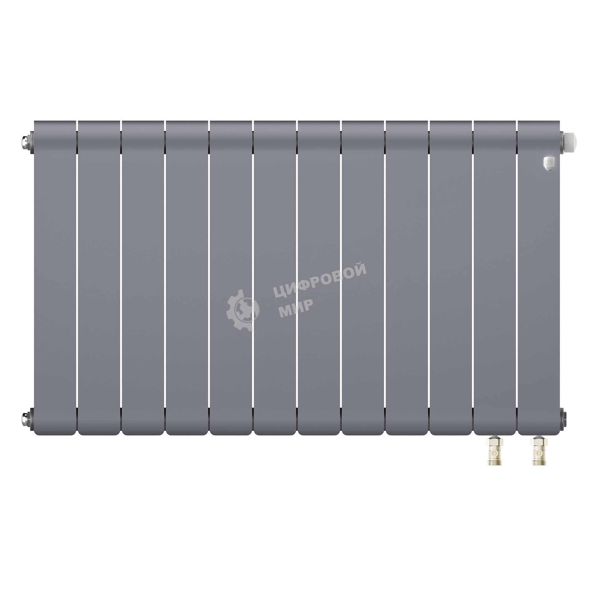 Радиатор Royal Thermo Infinity 500 Silver Satin VR80 - 12 секц.