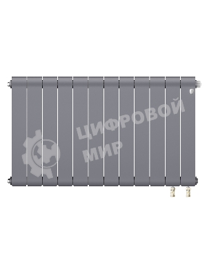 Радиатор Royal Thermo Infinity 500 Silver Satin VR80 - 12 секц.