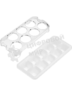 Холодильник Maunfeld MFF180NFBE01 черный трехкамерный 224/113л морозилка снизу, No Frost