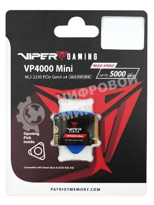 Накопитель SSD PATRIOT 500Gb M.2 2230 4700/1700MBs,