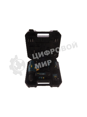 Дрель-шуруповерт аккумуляторная Fit 80189, Аккумуляторная, 18В, 2 АКБ, Кейс