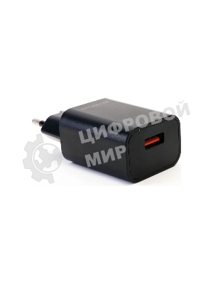 Сетевое зарядное устройство Ergolux ELX-РA01P-C02 ПРОМО 1USB 100-220В 5в/2А пакет черный
