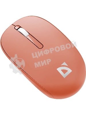 Мышь беспроводная Defender Smart MM-396 красный, 1600 dpi, радиоканал, Bluetooth, USB, кнопки - 3