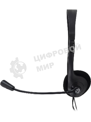 Гарнитура Oklick HS-M143VB чёрный, проводная, 3.5 мм