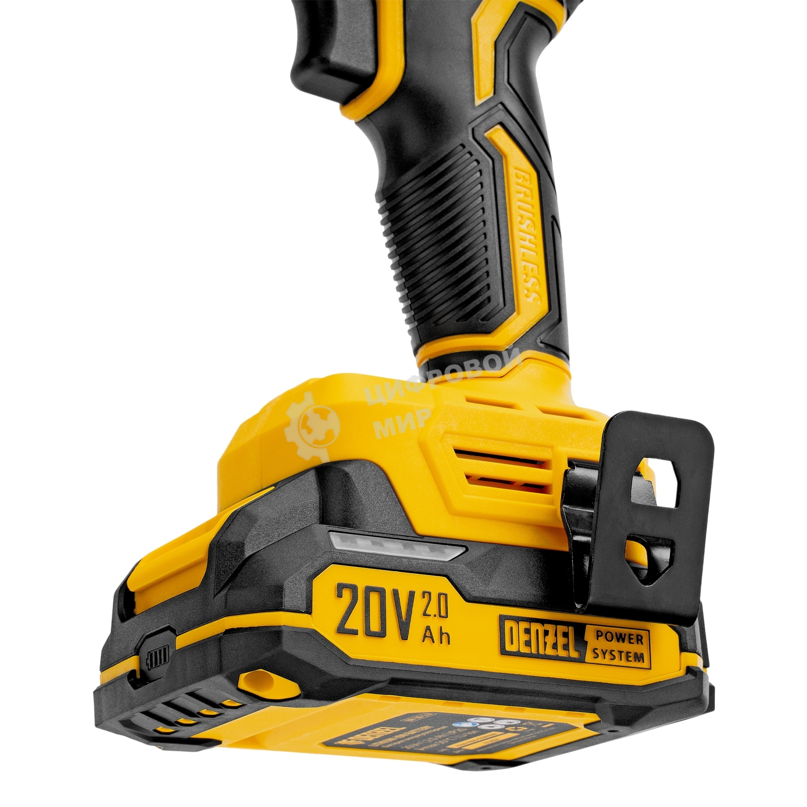 Дрель-шуруповерт Denzel CDH-BL-20, Аккумуляторная, 20В, 2 АКБ, Кейс