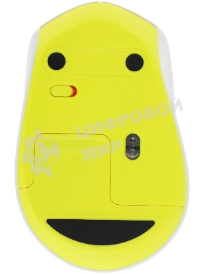 Мышь беспроводная Logitech M330 SILENT PLUS белый, 1000 dpi, радиоканал, USB, кнопки - 3