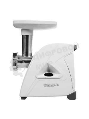 Мясорубка электрическая Аксион М35.02 белый, 1500 Вт, 1.7 кг/мин, реверс, защита от перегрузки, насадки - 4