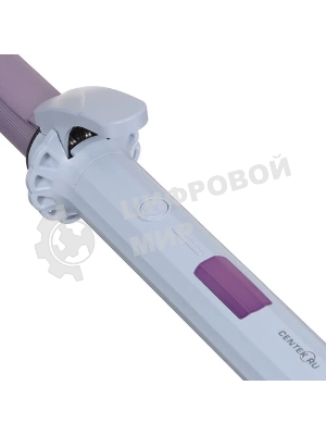 Щипцы для завивки волос Centek CT-2096 белый/сиреневый, 25 мм, 210 °C, 5 режимов