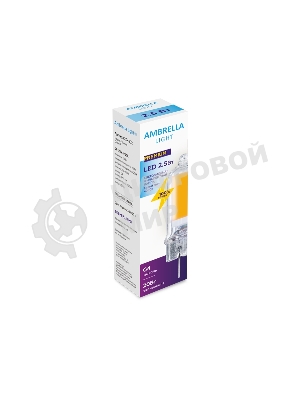 Светодиодная лампа Ambrella light 204502 Filament LED G4 2,5W 4200K (20W) 220-230V