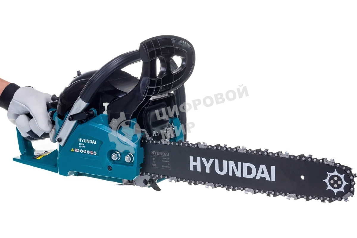 Бензопила Hyundai X 3916 1500Вт 2л.с. дл.шин.:16