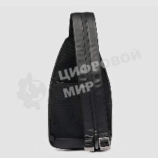 Рюкзак слинг мужской Piquadro Urban CA6540UB00/N, кожа, черный